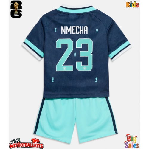 Germany Felix Nmecha #23 Replica Away Stadium Kit for Kids World Cup 2026 Short Sleeve (+ pants)